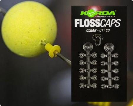 Korda Floss Caps Clear