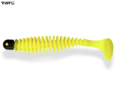 Black Cat Shad Worm 25g 17cm Yellow Zombie