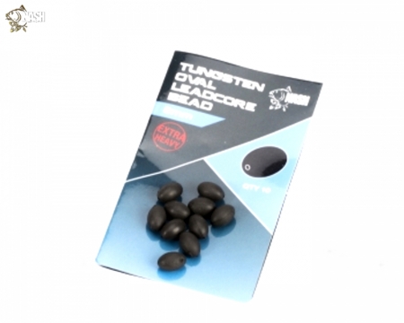 Nash Tungsten Oval Bead Leadcore 8mm