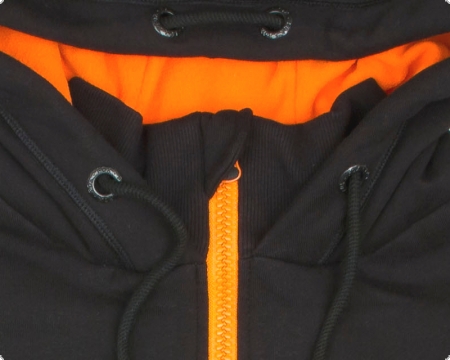 Fox Black Orange Heavy LD Hoody X-Large*