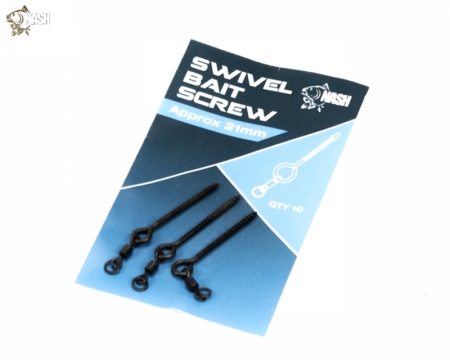 Nash Metal Bait Screw with Swivel 21mm