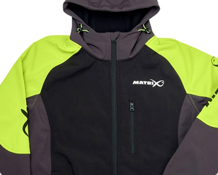 Matrix Soft Shell Fleece Jacke Gr. Large