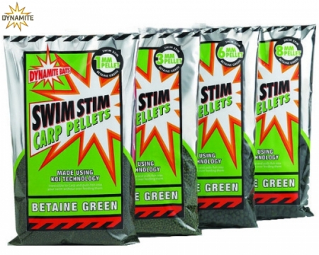 Dynamite SS Carp Pellets Betaine Green 900g 8mm