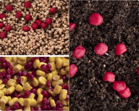 Fjuka 2in1 Baits Hook & Feed Red 5mm*