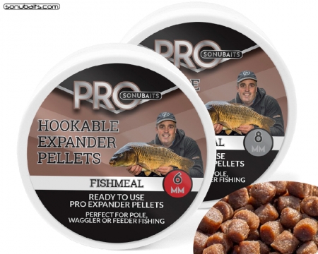 Sonubaits Pro Hookable Expander Pellets Fishmael 6mm