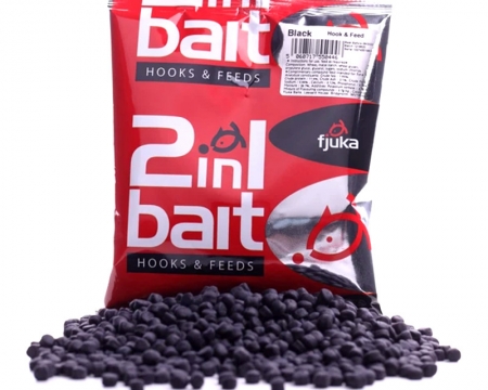 Fjuka 2in1 Baits Hook & Feed Black 2mm Micro*