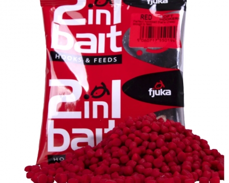 Fjuka 2in1 Baits Hook & Feed Red 2mm Micro