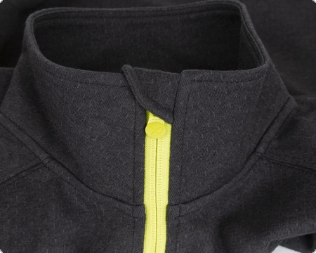 Matrix Minimal Sweater Black Marl+Lime LARGE*