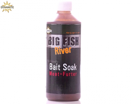 Dynamite Big Fish Bait Soak River Meat Furter 500ml*
