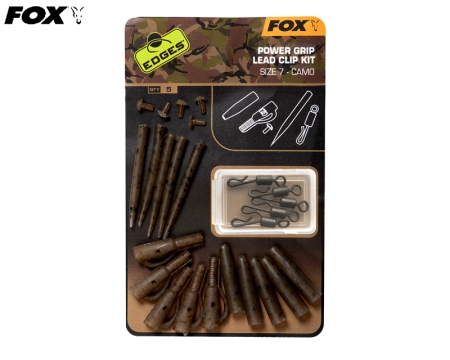 Fox E Camo Power Grip Lead Clip Kit