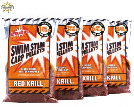Dynamite SS Carp Pellets Red Krill 900g 8mm
