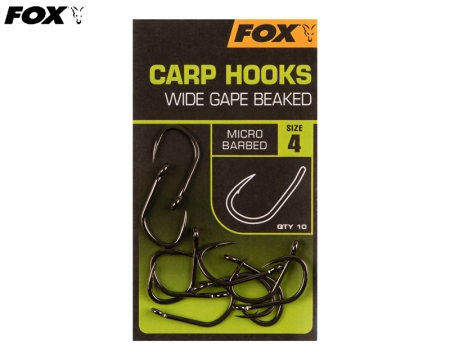 Fox Carp Hooks Wide Gape