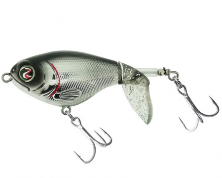 R2S Whopper Plopper 75mm 16g Chrome Shad