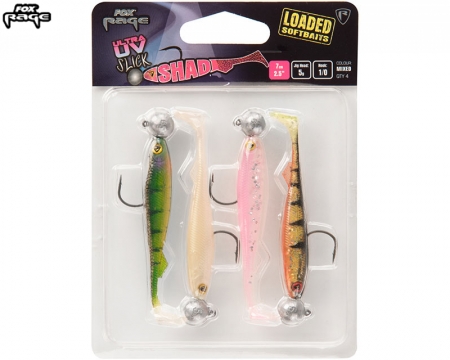 Fox Rage  Slick Shad Loaded UV 9cm 7g 2/0