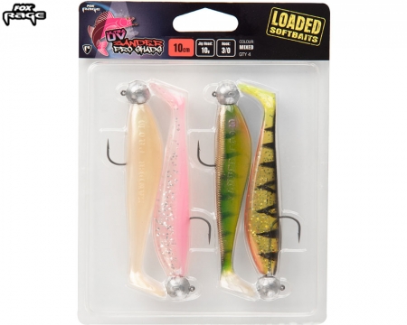 Fox Rage Zander Pro Loaded UV 7,5cm 5g 1/0 Mix 4x