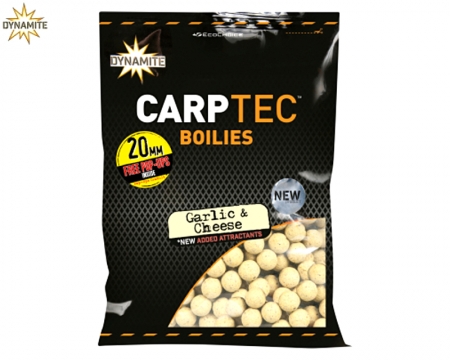 Dynamite CarpTec Boilie Garlic Cheese 15mm 1,8kg