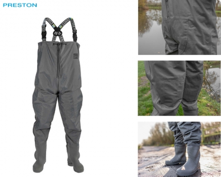 Preston Heavy Duty Chest Waders UK-9 | EU-43