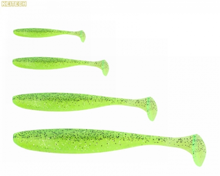 Keitech Easy Shiner Lightning Chartreuse Gr.4 7St.