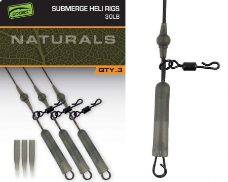 Fox Natural Submerge Heli Rigs 30lb