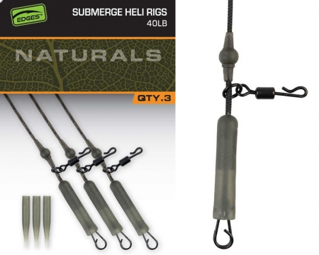 Fox Natural Submerge Heli Rigs 40lb