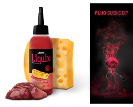 Delphin Fluo Dip D SNAX Liquix Käse Leber