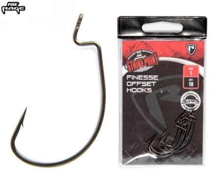 Fox Rage Strike Point Finesse Offset Hook 1/0