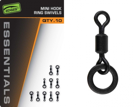 Fox Natural Mini Hook Ring Swivels