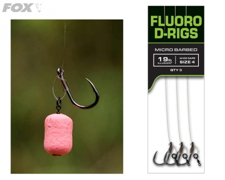 Fox Carp Ready Rigs Fluoro D Rig