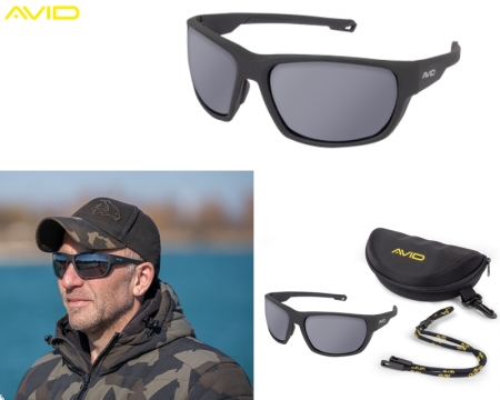 Avid Carp Sunglasses SeeThru OptiWrap Polarised Grey Lens