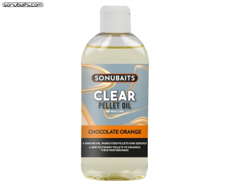 Sonubaits Clear Pellet Oil Chocolate Orange 200ml