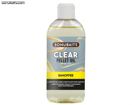 Sonubaits Clear Pellet Oil Banoffee 200ml