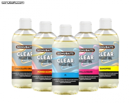 Sonubaits Clear Pellet Oil Krill & Squid 200ml