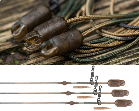 Fox Camo Heli-Clips 50lb Leadcore 3x