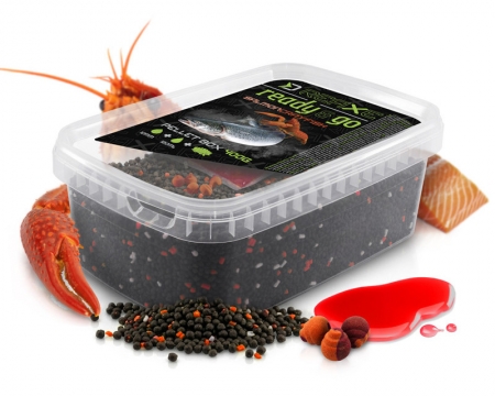 Delphin Pellet Box Reaxe Lachs Krebs 400g+120ml