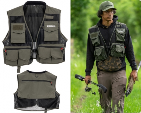 Zebco Lightweight 9 Pocket Fishing Vest