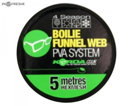 Korda Boilie Funnel Web 4 Season HEXMESH 5m Refill