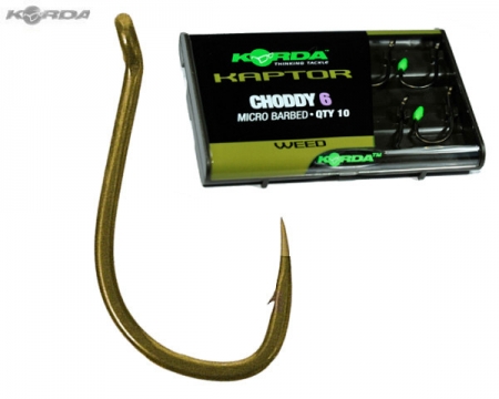 Korda Kaptor Choddy Hooks Weed Green Gr. 8*