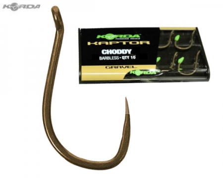 Korda Kaptor Choddy Hooks Gravel BARBLESS*