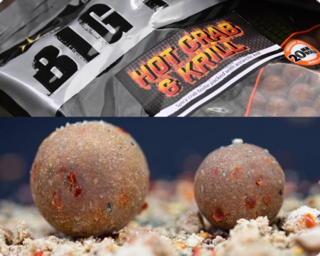 Dynamite Hot Crab | Krill Boilie 1kg 15mm