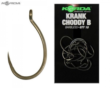 Korda Krank Choddy Hook BARBLESS