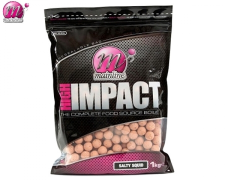 Mainline HI Boilies Salty Squid 1 Kg 16mm