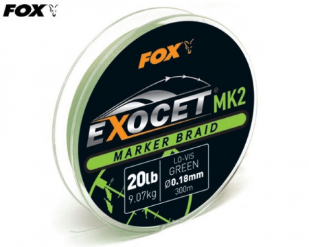 Fox Exocet MK2 Marker Braid 20lb 300m