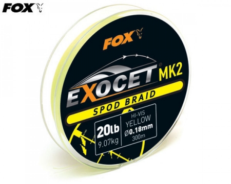 Fox Exocet MK2 Spod Braid 20lb 300m