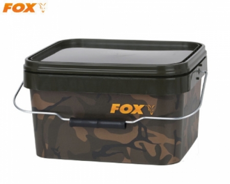 Fox Camo Square Carp Buckets 5Liter