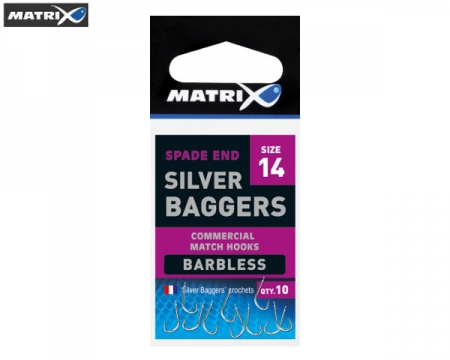 MATRIX Hook Silver Baggers Barbless*
