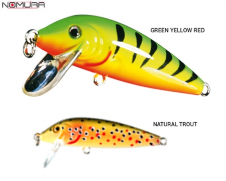 Nomura Shoutdown Minnow 7cm 6,3g floating Natural Trout