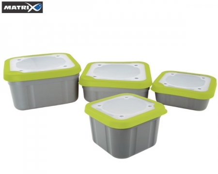 MATRIX Bait Box Grey/Lime Solid
