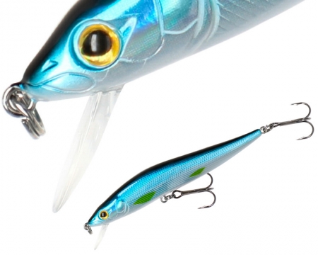 Mikado Wobbler Fishhunter Ghost - Blue Bleak