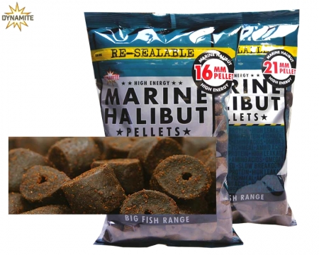 Dynamite Marine Halibut Pre-Drill Pellets 900g