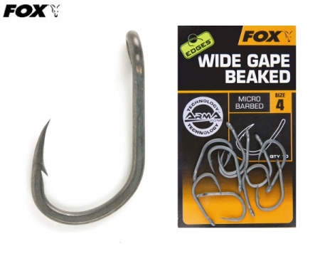 Fox Edges Wide Gape Beaked Hook